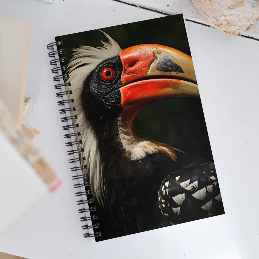 Majesty of the Hornbill | Spiral Notebook