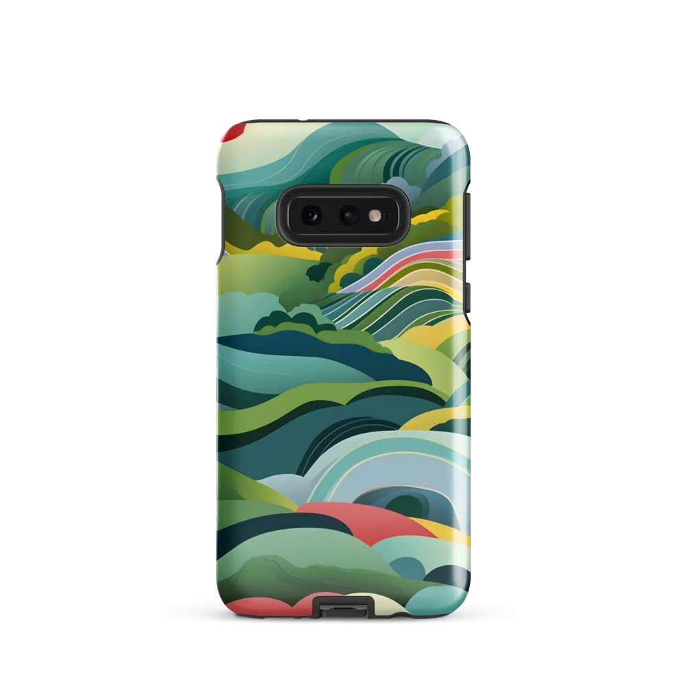 Waves of Serenity | Phone Case |  S10e | Tough Case | Glossy