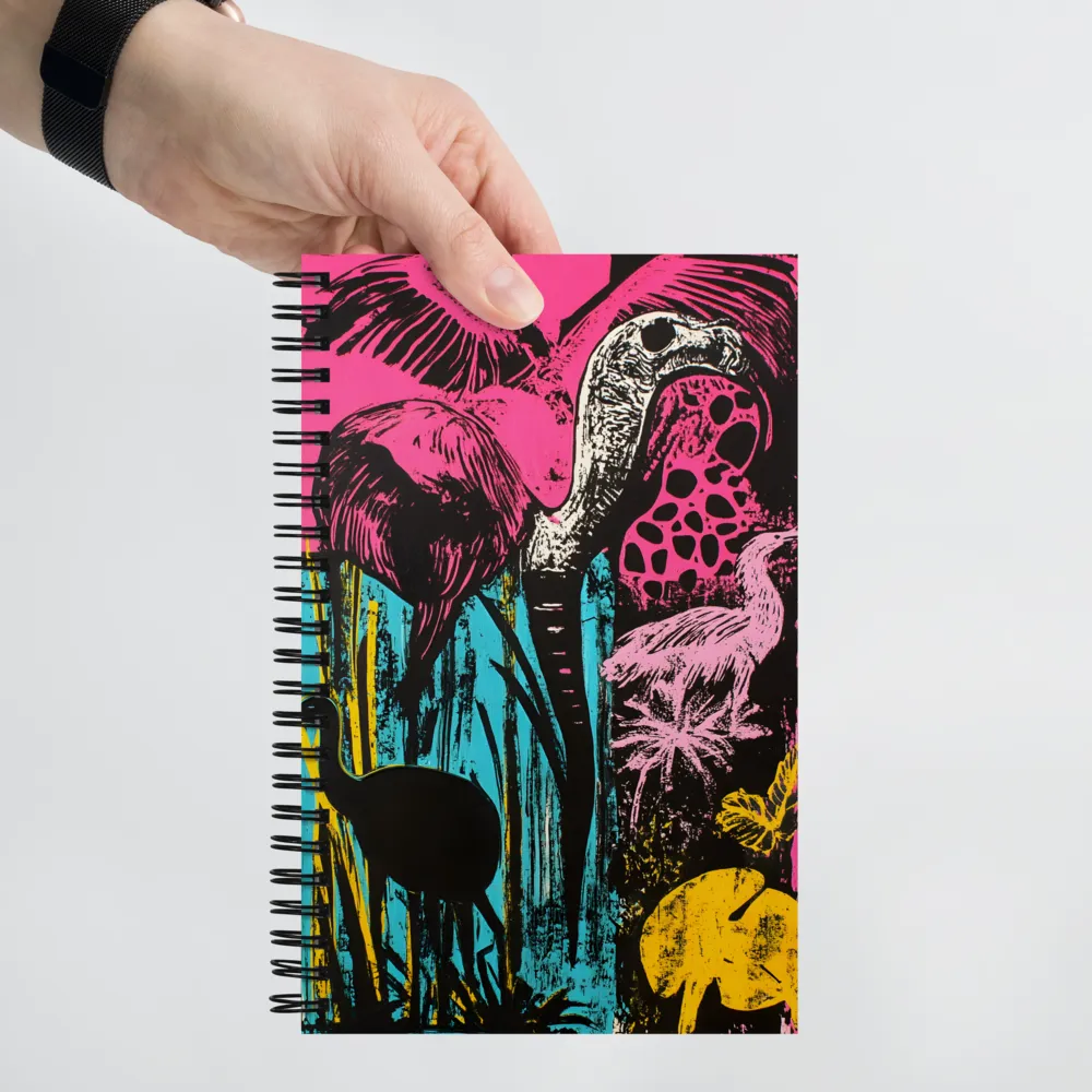 Vibrant Encounters: A Celebration of Wildlife | Spiral Notebook