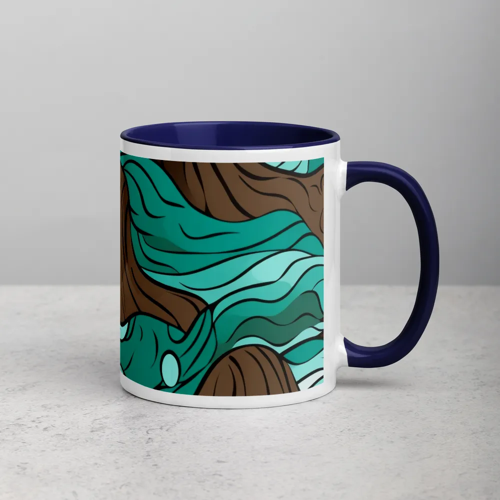 Abstract Waves Design | Mug