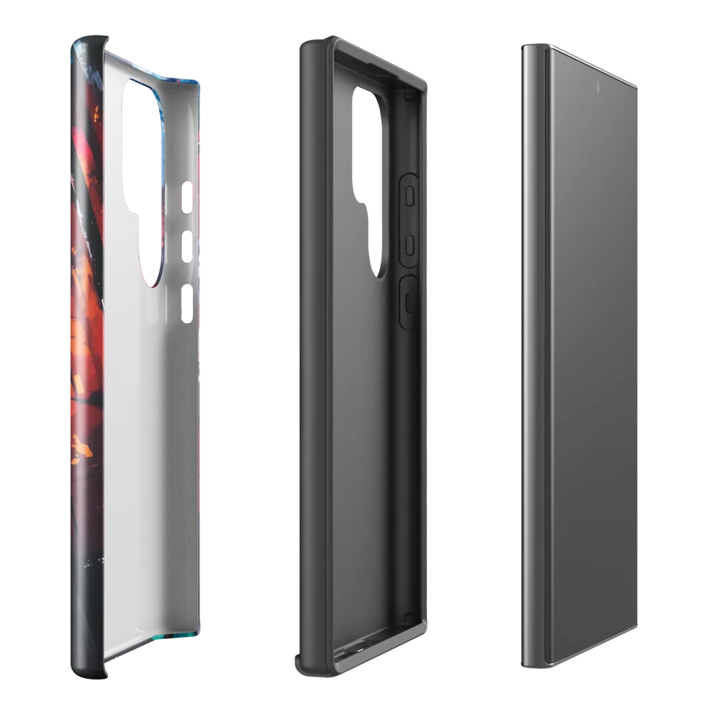 Silhouette in the Urban Abyss | Phone Case |  S23 Ultra | Tough Case | Glossy