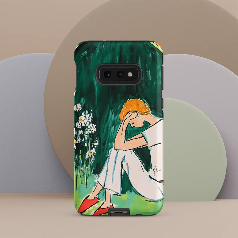 Silent Sorrow | Phone Case |  S10e | Tough Case | Matte