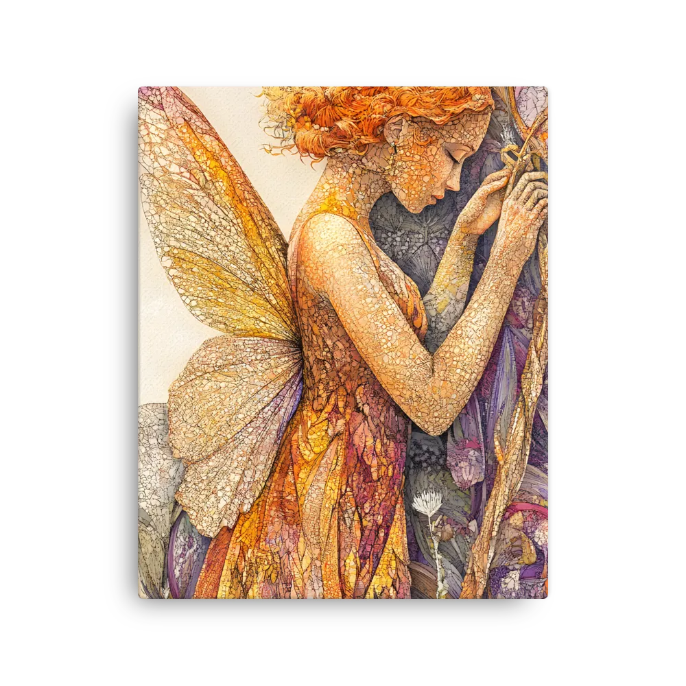 Whispers of the Frosted Meadow | Thin Canvas | 16″×20″