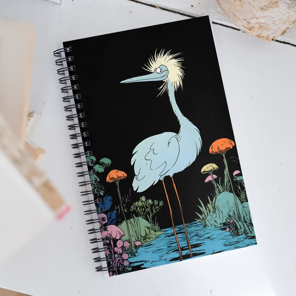 Elegance Amid Night | Spiral Notebook