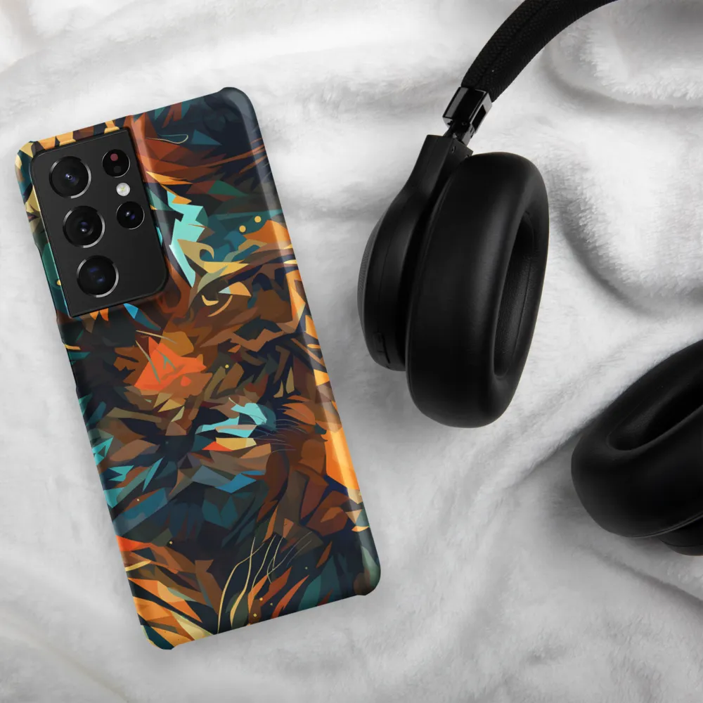 Wild Symphony: Abstract Tigers | Phone Case |  S21 Ultra | Snap Case | Matte