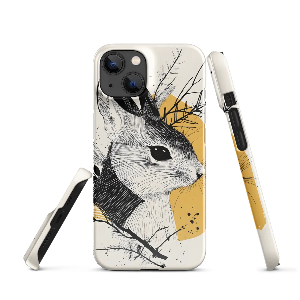 Ethereal Rabbit: A Study in Line Art