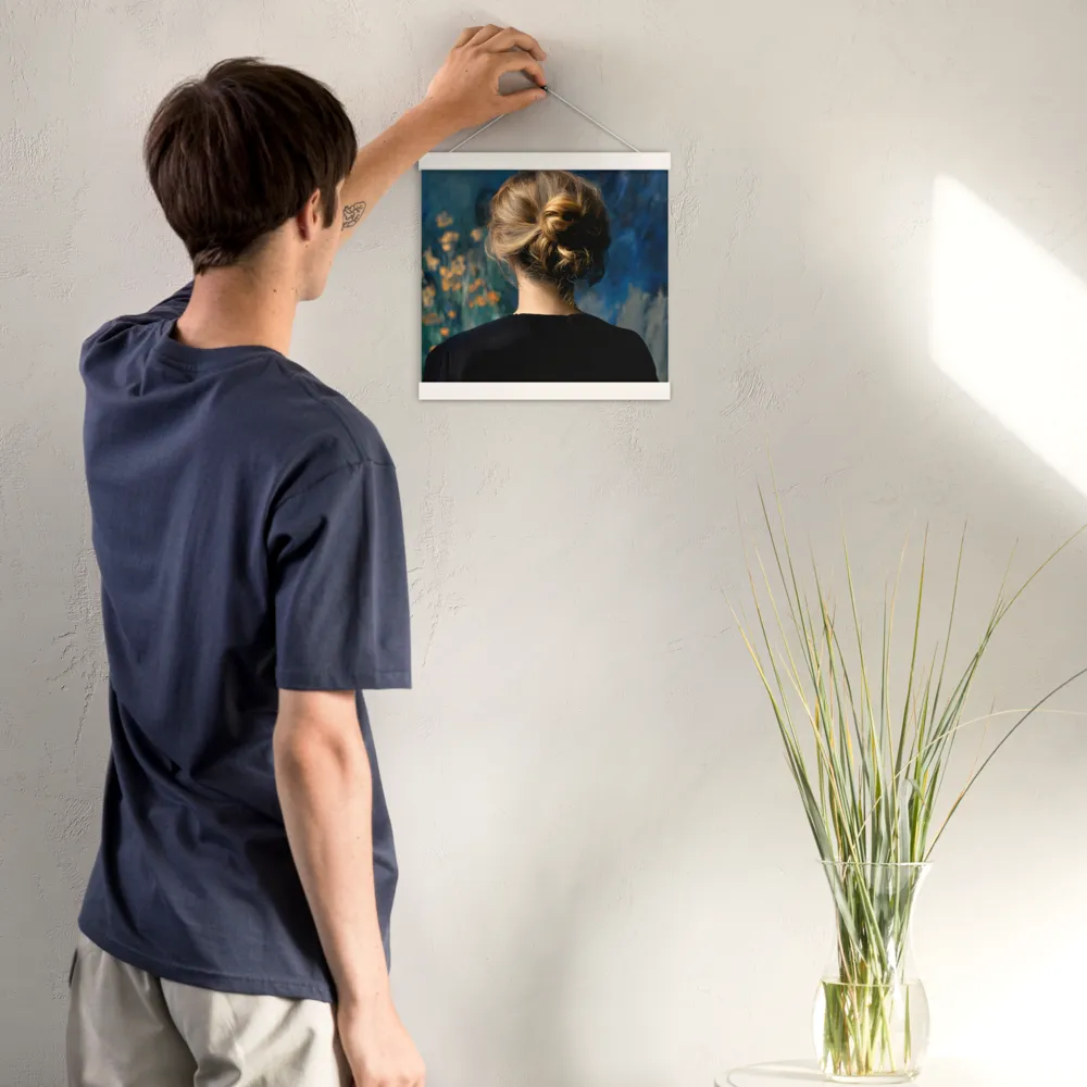 Whispers of Tranquility | Poster With White Wood Hanger | 12″×12″
