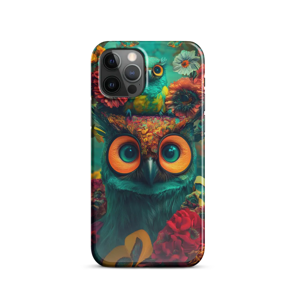 Majestic Harmony: The Floral Owl
