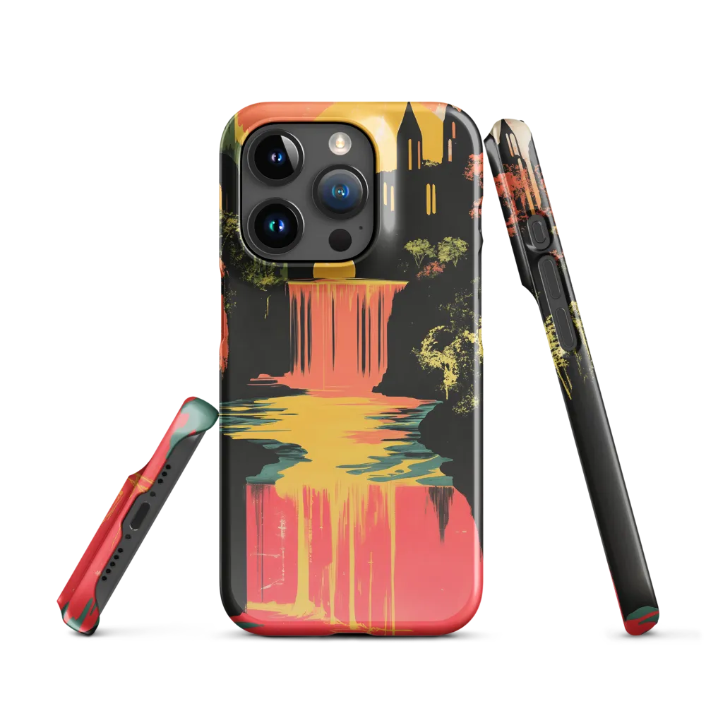 Elysian Echoes: A Surreal Reflections | Phone Case |  15 Pro | Snap Case | Glossy