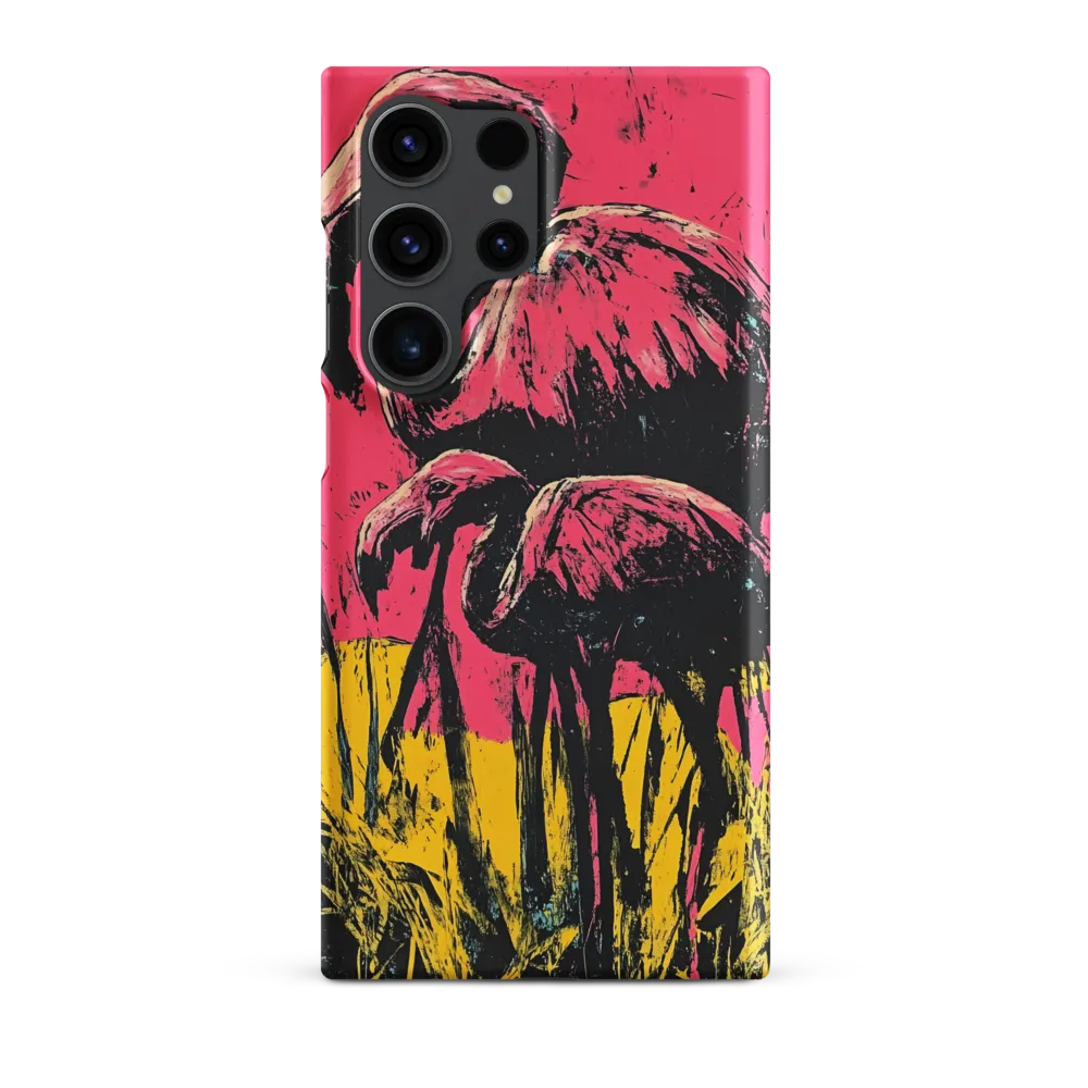 Flamingo Duet: A Pop Art Expression