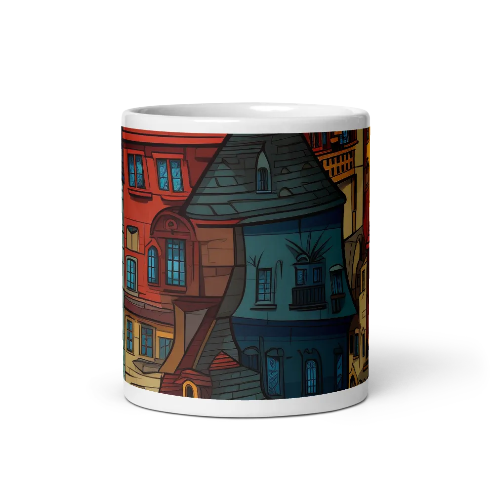 Whimsical Urban Mosaic | Mugs | Multiple Sizes & Colors