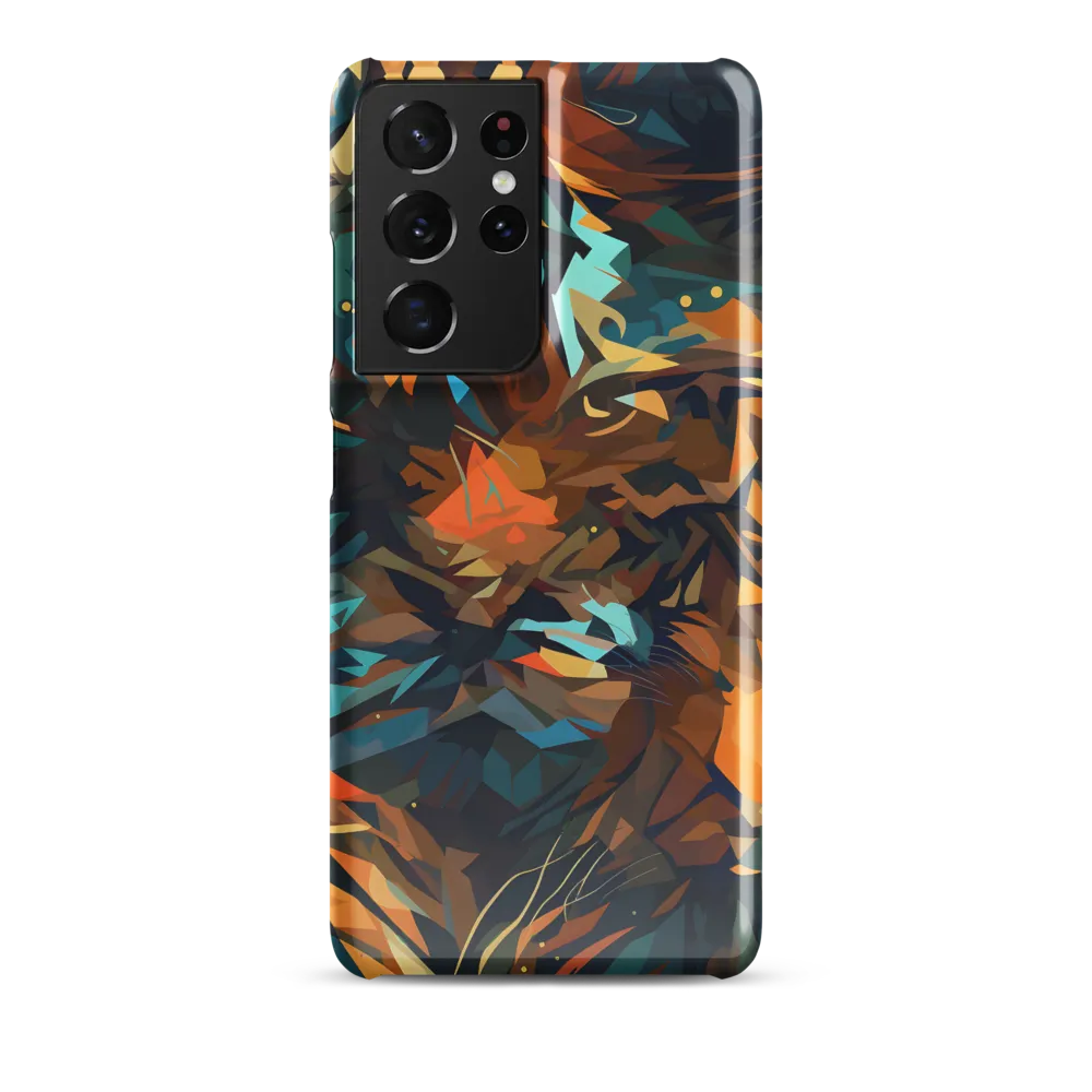 Wild Symphony: Abstract Tigers | Phone Case |  S21 Ultra | Snap Case | Glossy
