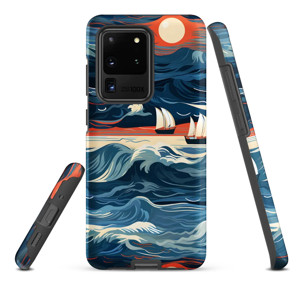 Ocean Whispers: A Voyage at Dusk