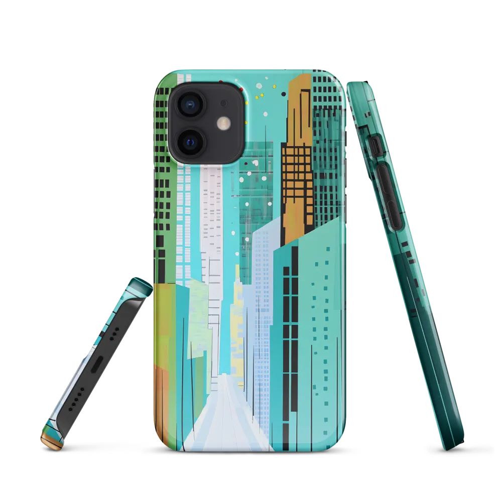 Urban Symphony in Turquoise | Phone Case |  12 | Snap Case | Glossy