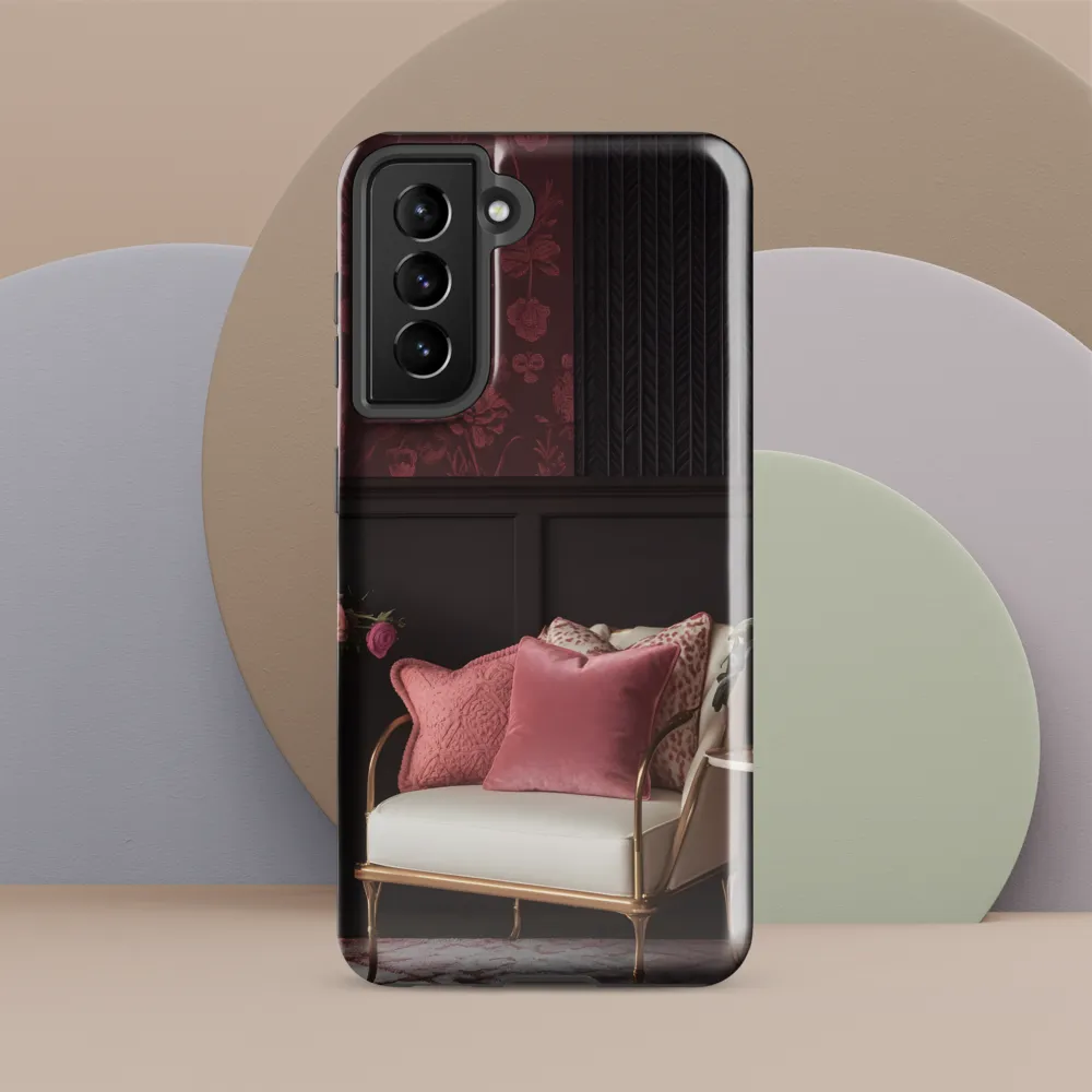 Elegance in Contrast: A Modern Interior Design | Phone Case |  S21 | Tough Case | Glossy