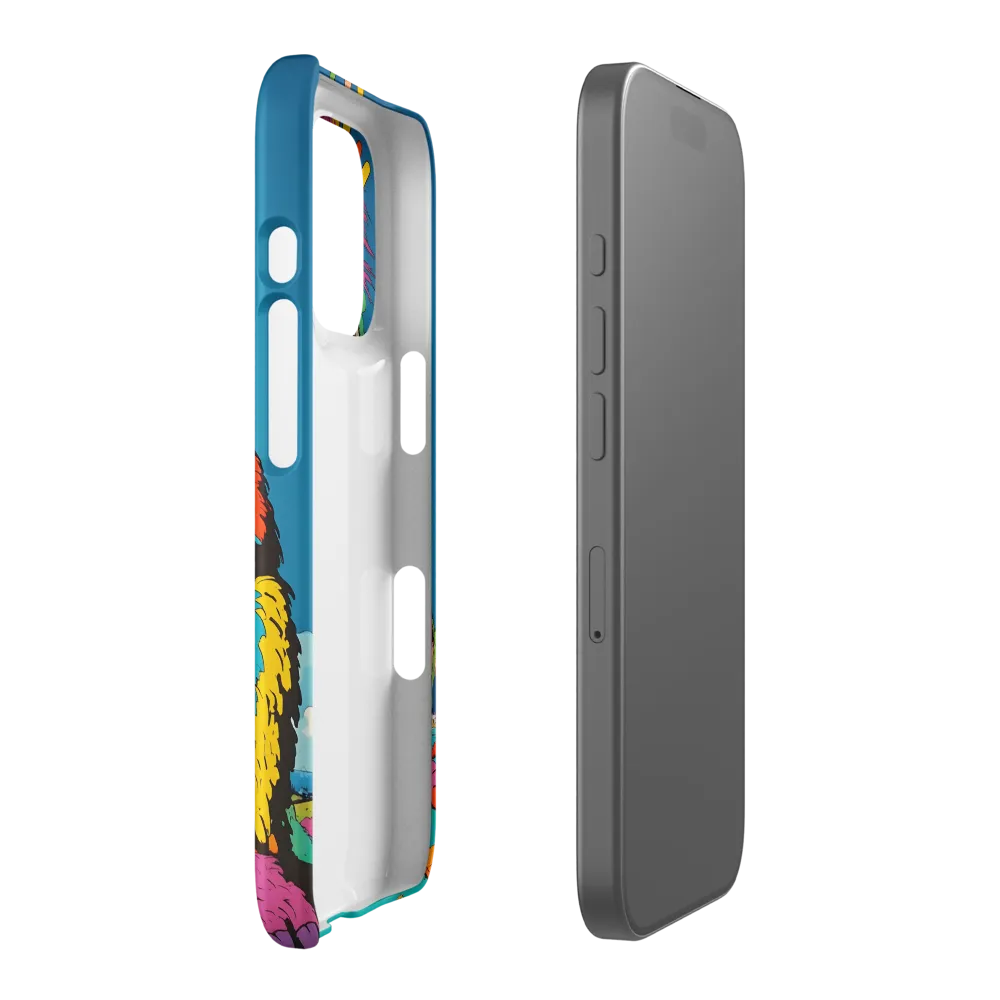 Whimsical Giant: A Playful Monster Encounter | Phone Case |  16 Pro | Snap Case | Matte