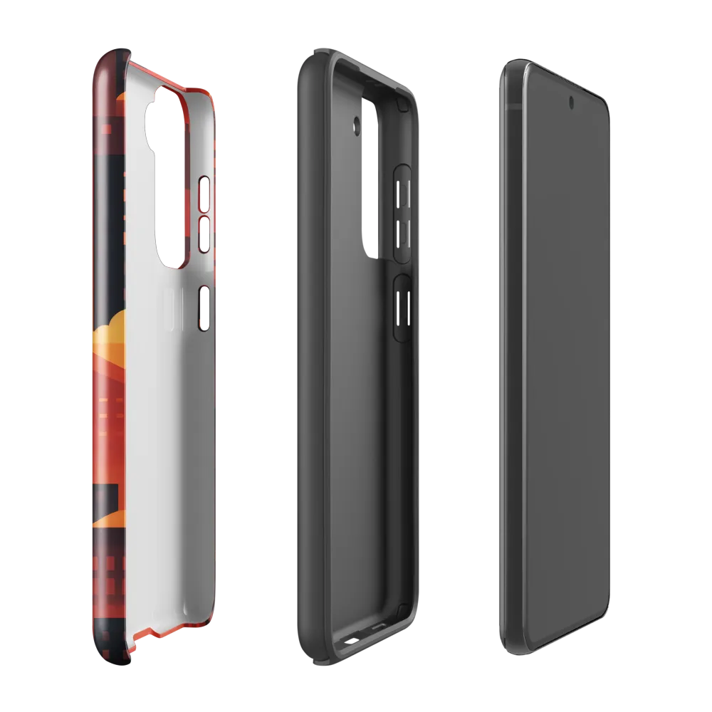 Radiance of the Urban Horizon | Phone Case |  S21 FE | Tough Case | Glossy