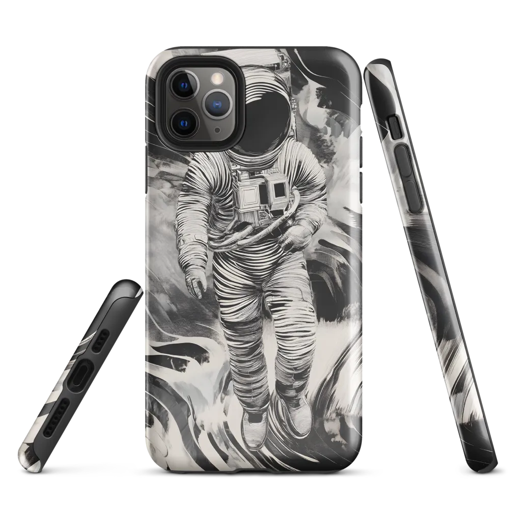 Ethereal Journey of the Astronaut | Phone Case |  11 Pro Max | Tough Case | Glossy