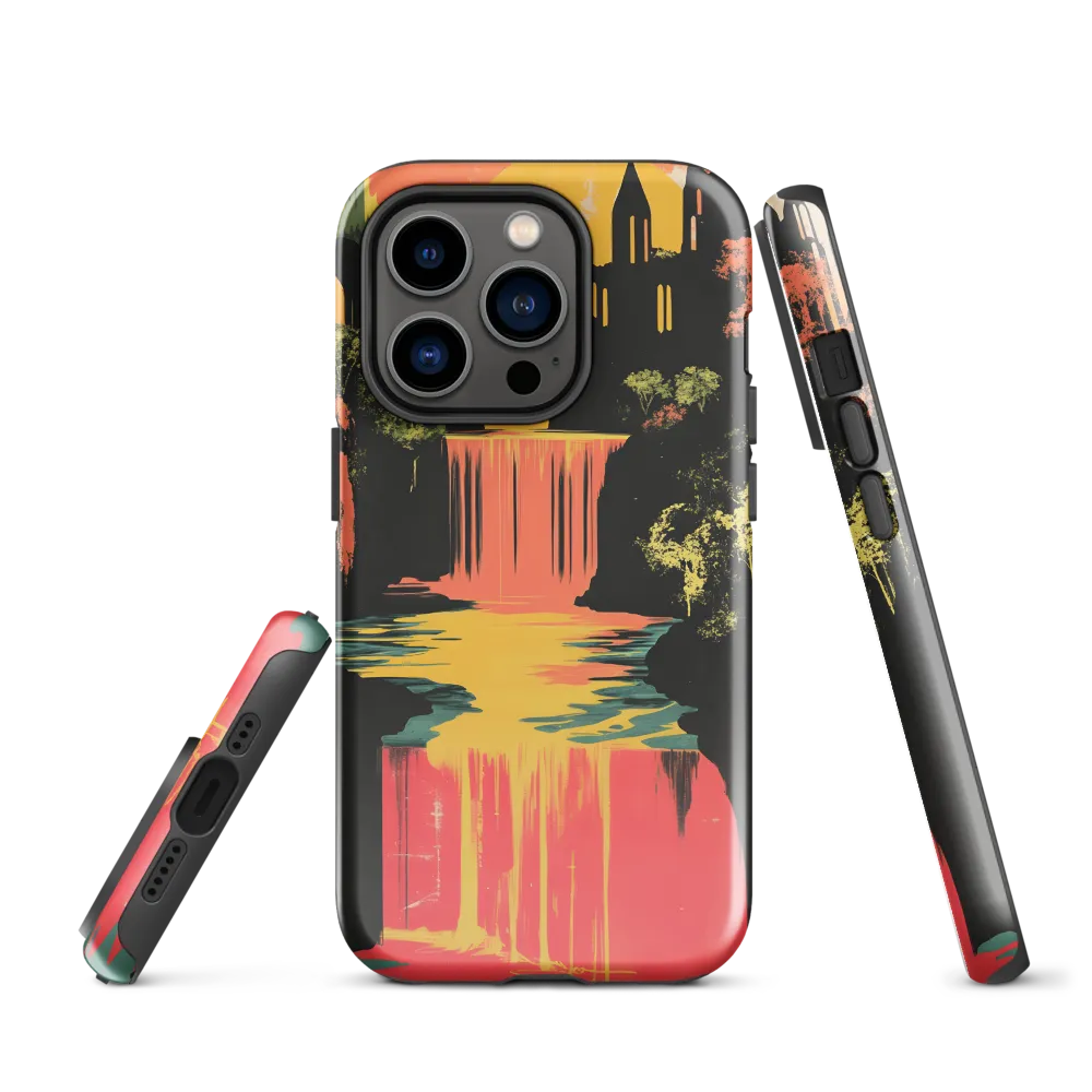 Elysian Echoes: A Surreal Reflections | Phone Case |  14 Pro | Tough Case | Glossy
