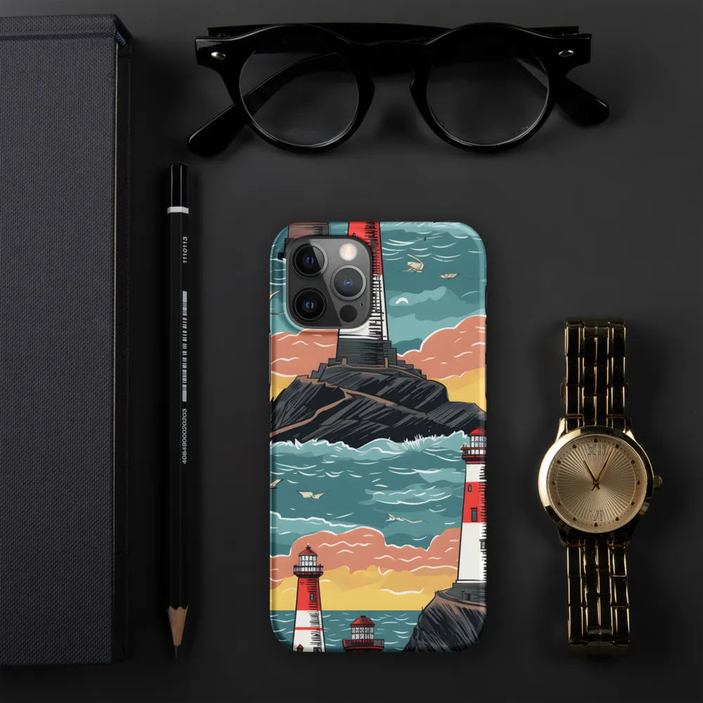 Lighthouses in a Whimsical Ocean