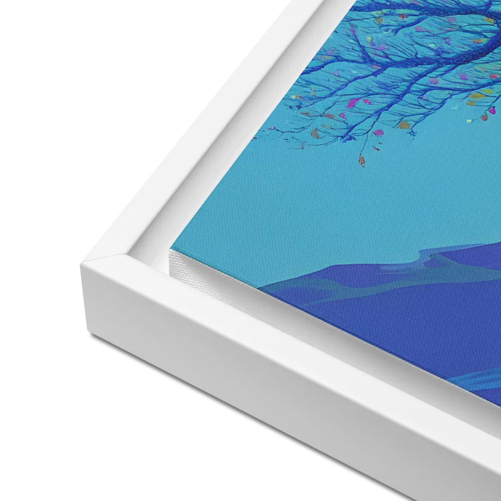 Ethereal Harmony | Canvas with White Frame | 16″×20″