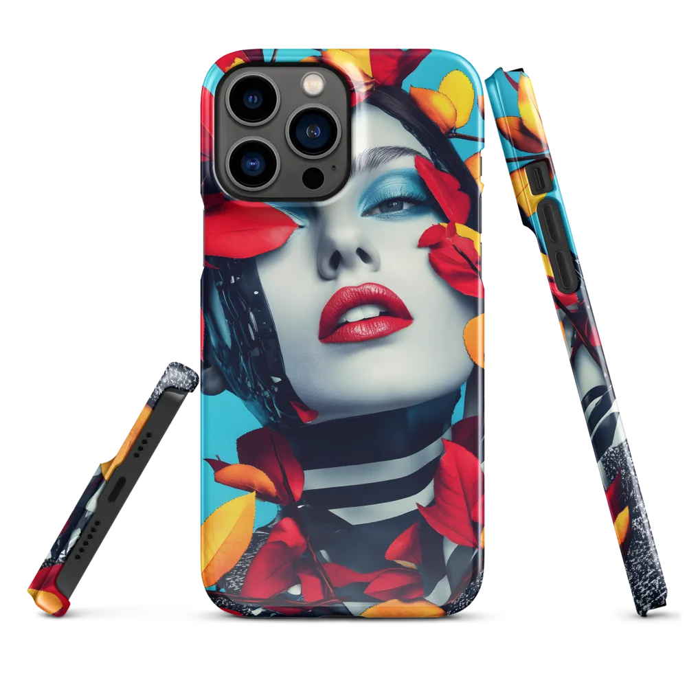Futuristic Fusion: Nature Meets Technology | Phone Case |  13 Pro Max | Snap Case | Glossy