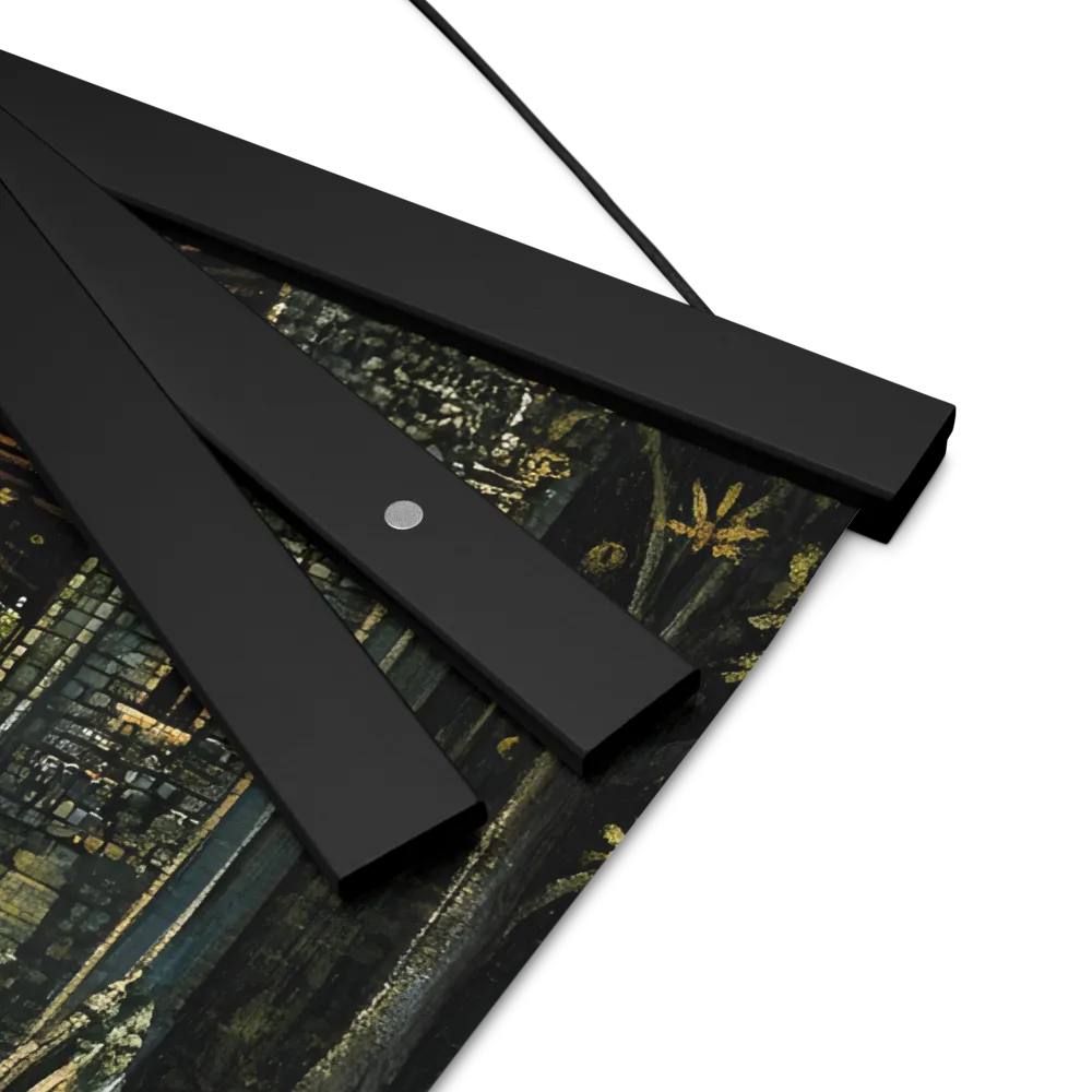 Nature’s Embrace: The Infinite Connection | Poster With Black Wood Hanger | 16″×16″