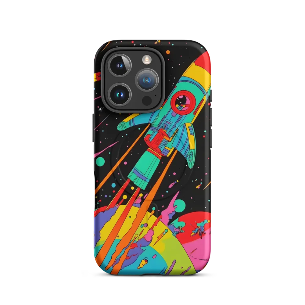 Cosmic Voyage: The Neon Lift-Off