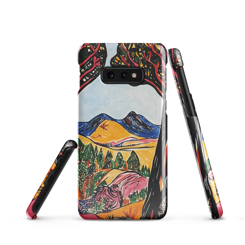 Vibrant Nature's Embrace | Phone Case |  S10e | Snap Case | Glossy