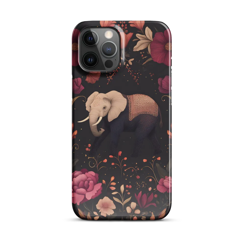 Whispers of the Wild: Elephants and Blooms