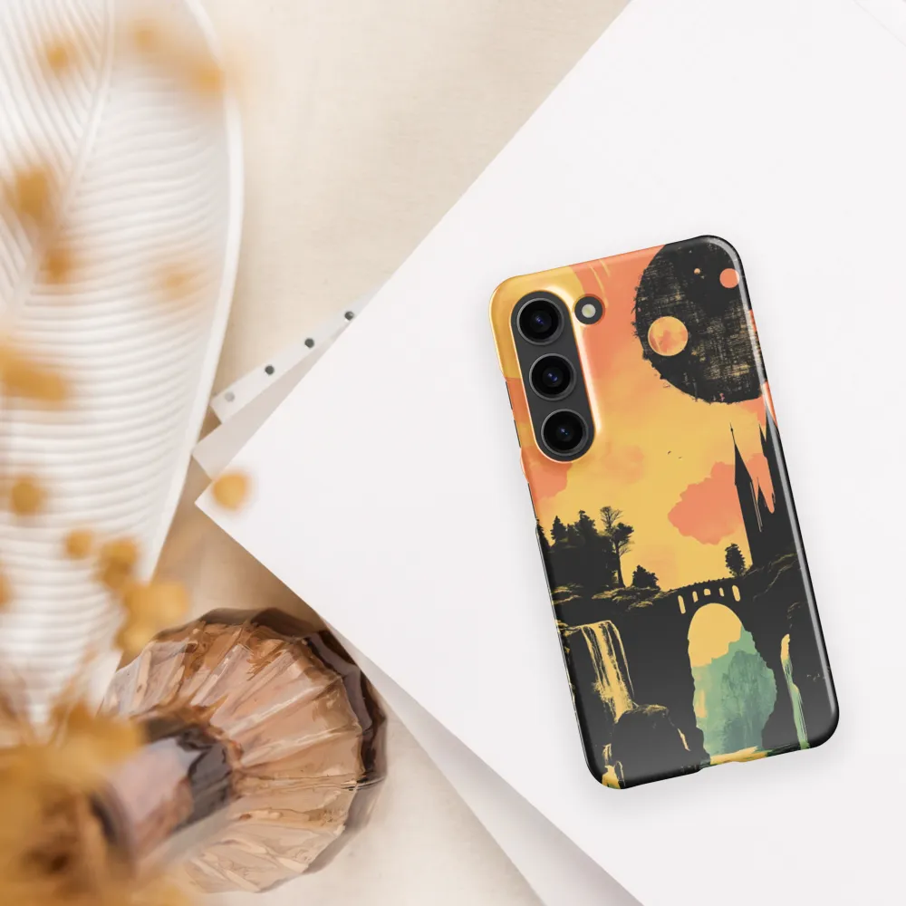 The Enchanted Bridge | Phone Case |  S23 | Snap Case | Glossy