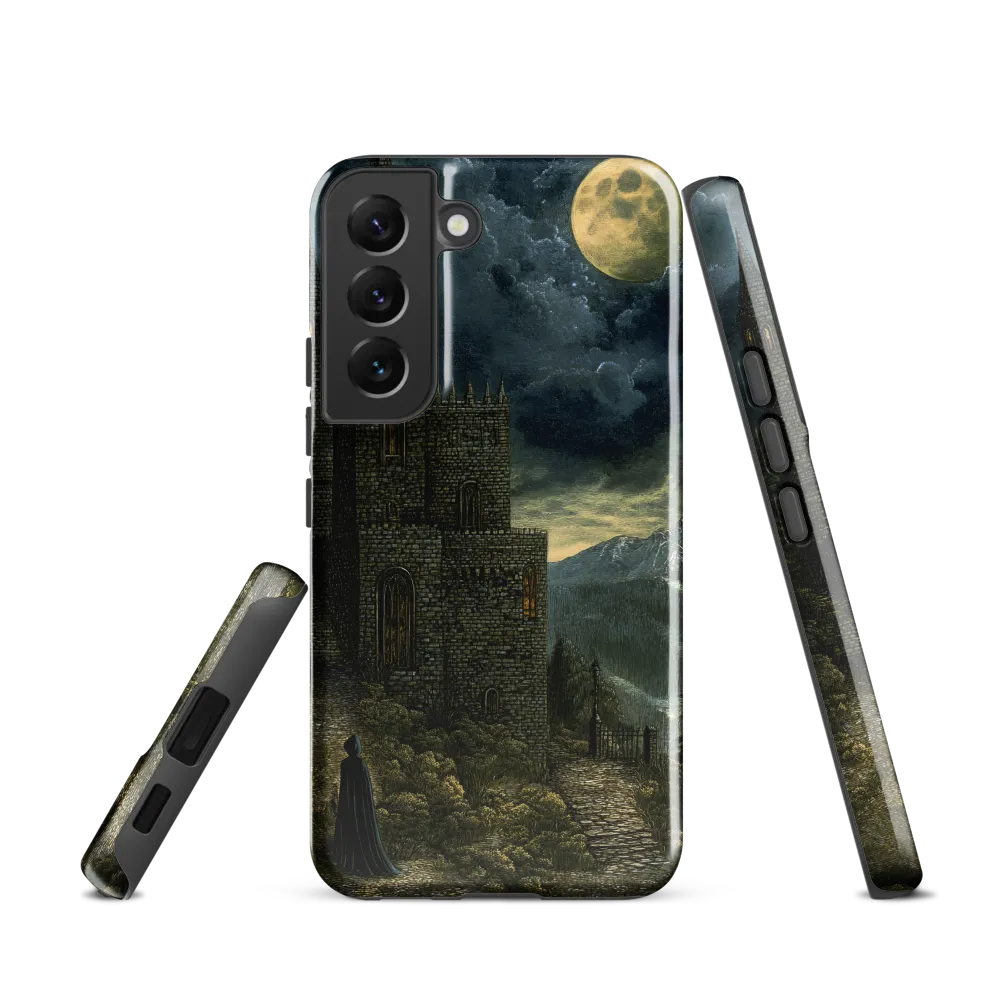 Whispers of the Moonlit Castle | Phone Case |  S22 | Tough Case | Glossy