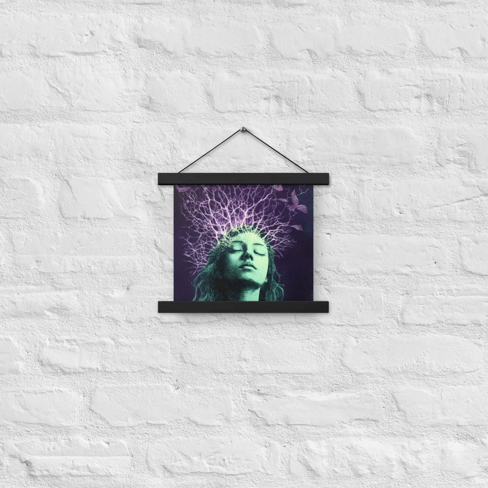 Whispers of Freedom | Poster With Black Wood Hanger | 10″×10″