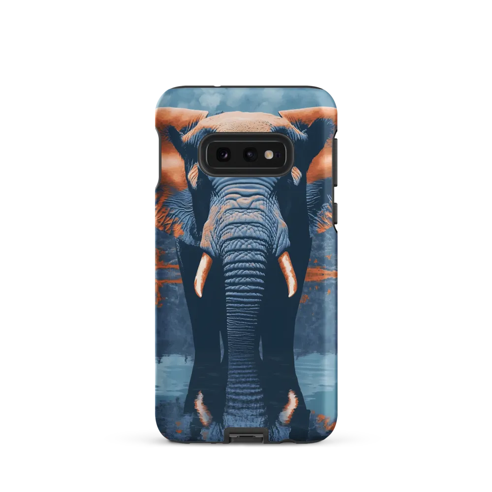 Majestic Reflection: The Elephant's Serenade