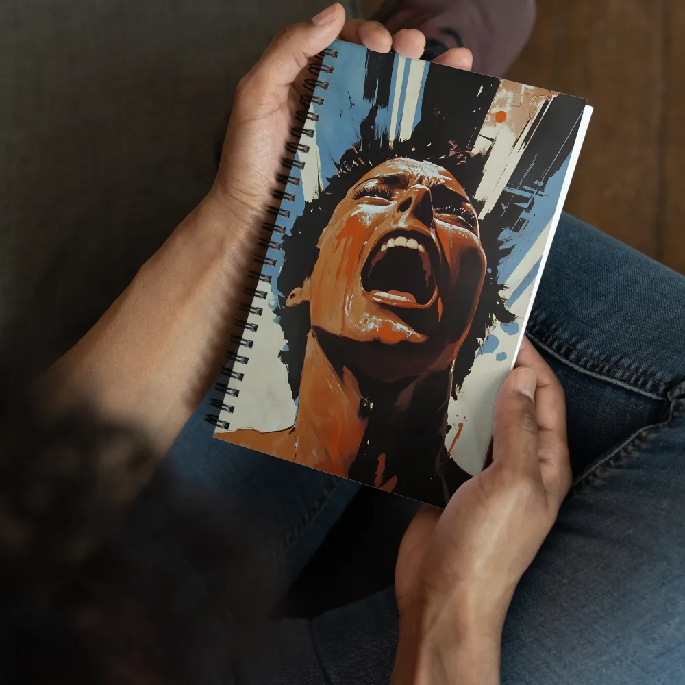 Raw Emotion: The Anguish Within | Spiral Notebook