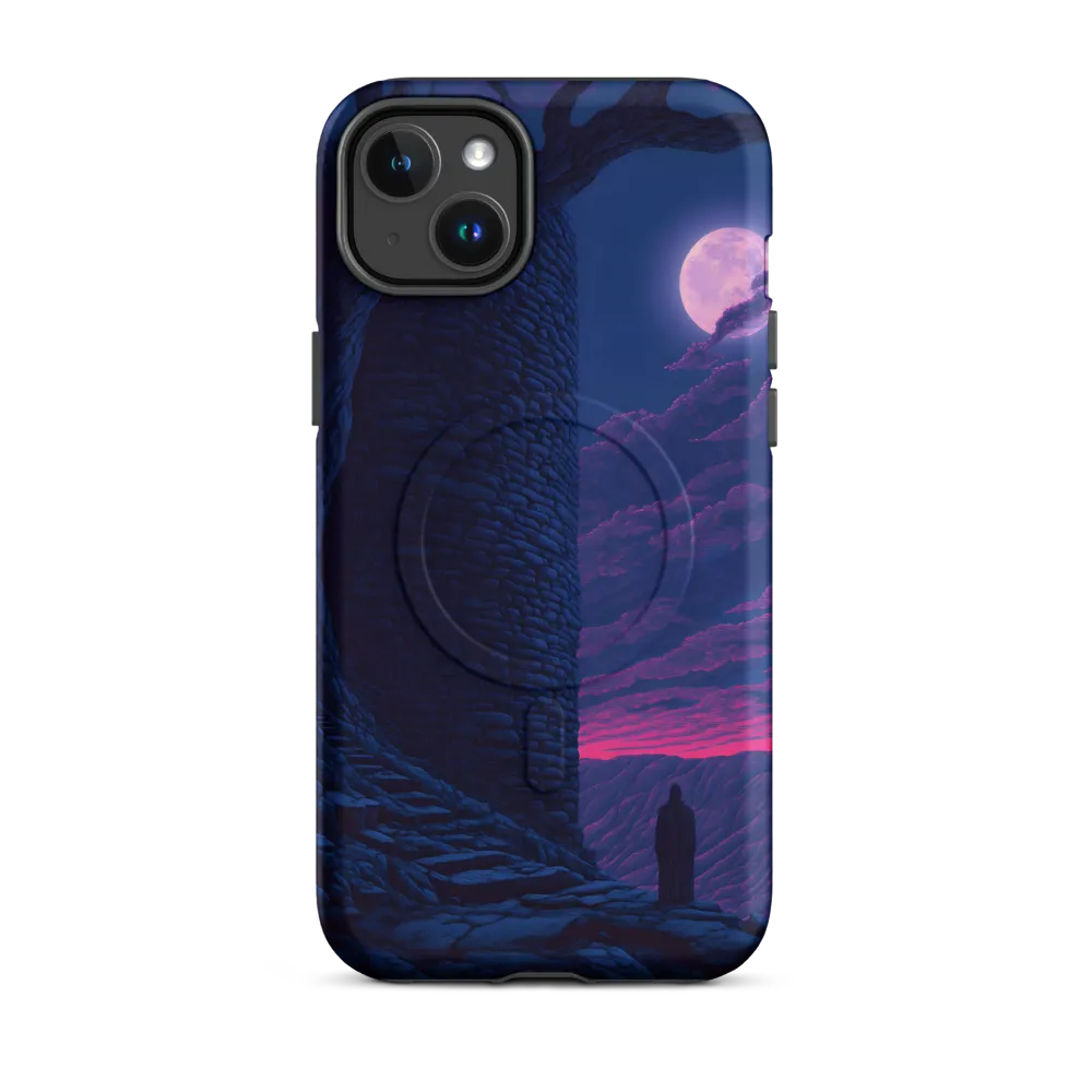Moonlit Solitude | Phone Case |  14 Plus | MagSafe® Tough Case | Matte