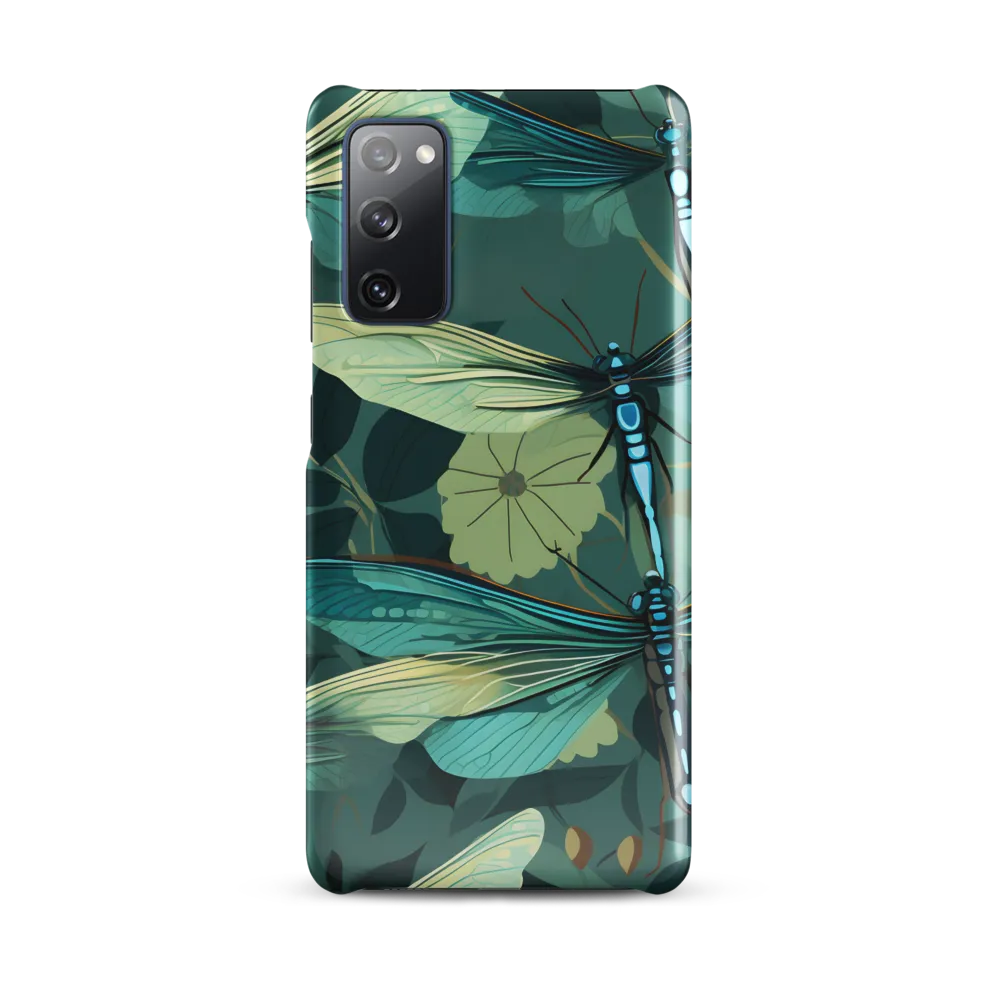 Whispers of Nature: Dragonflies in Harmony | Phone Case |  S20 FE | Snap Case | Glossy