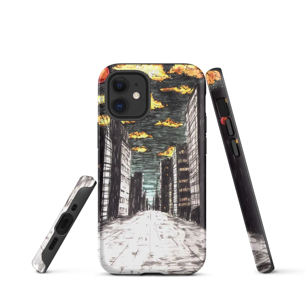 Eclipsed Cityscape