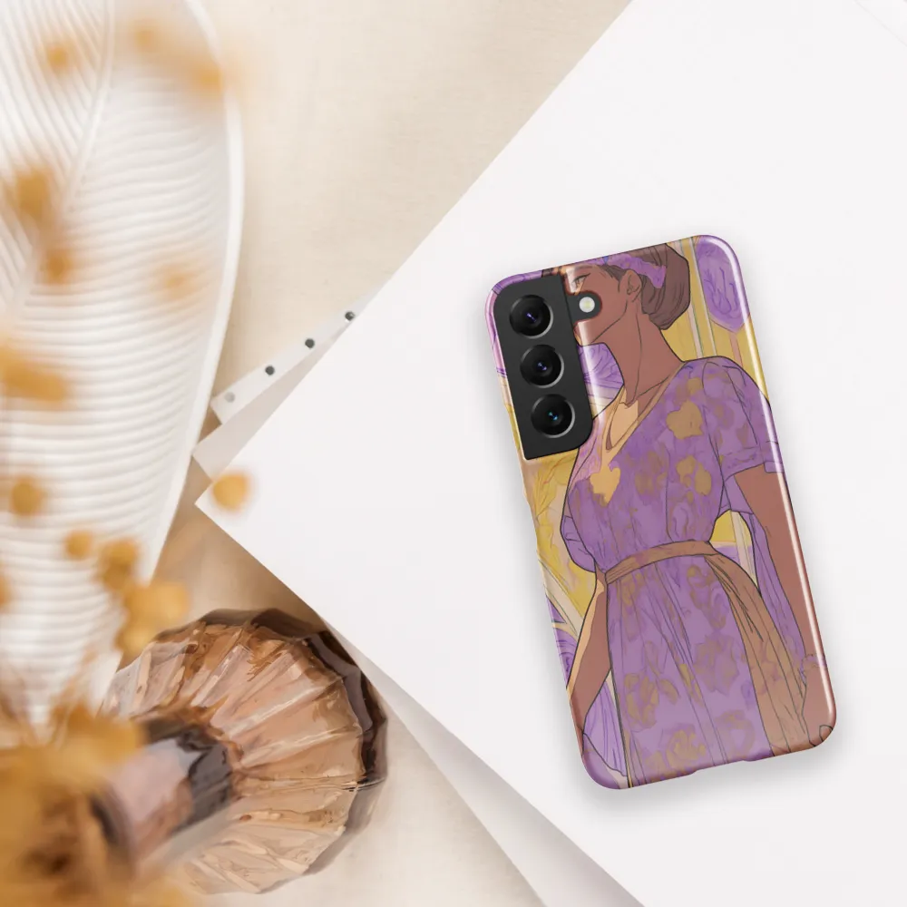 Elegance in Floral Harmony | Phone Case |  S22 | Snap Case | Glossy