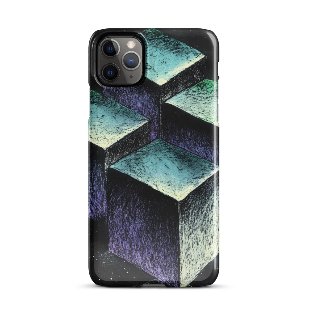 Floating Geometry: A Study in Cubes | Phone Case |  11 Pro Max | Snap Case | Glossy