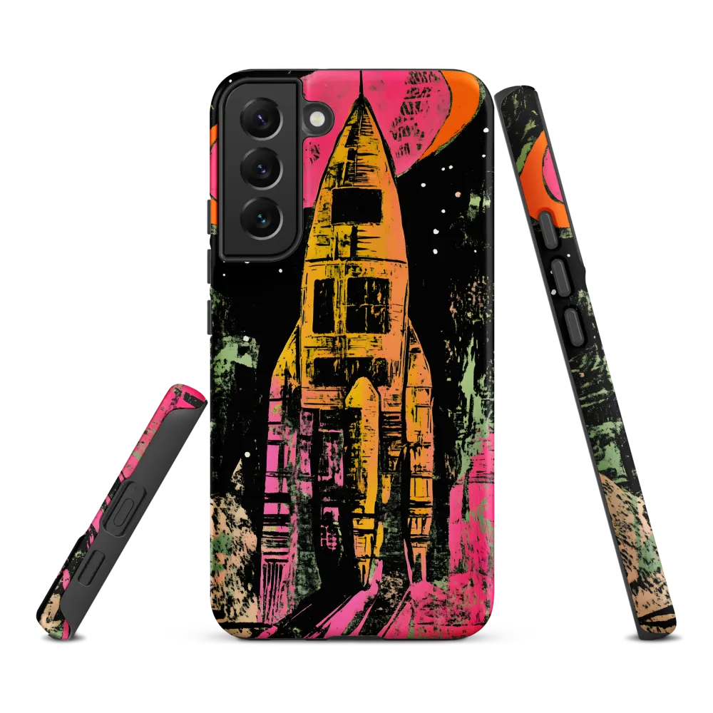 Cosmic Voyage: A Surreal Rocket Adventure