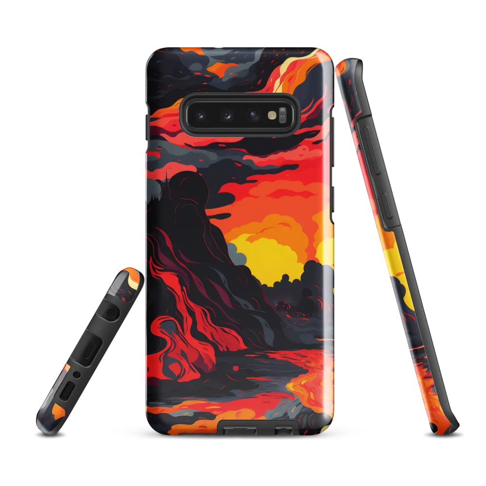 Eruption of Colors | Phone Case |  S10 Plus | Tough Case | Glossy