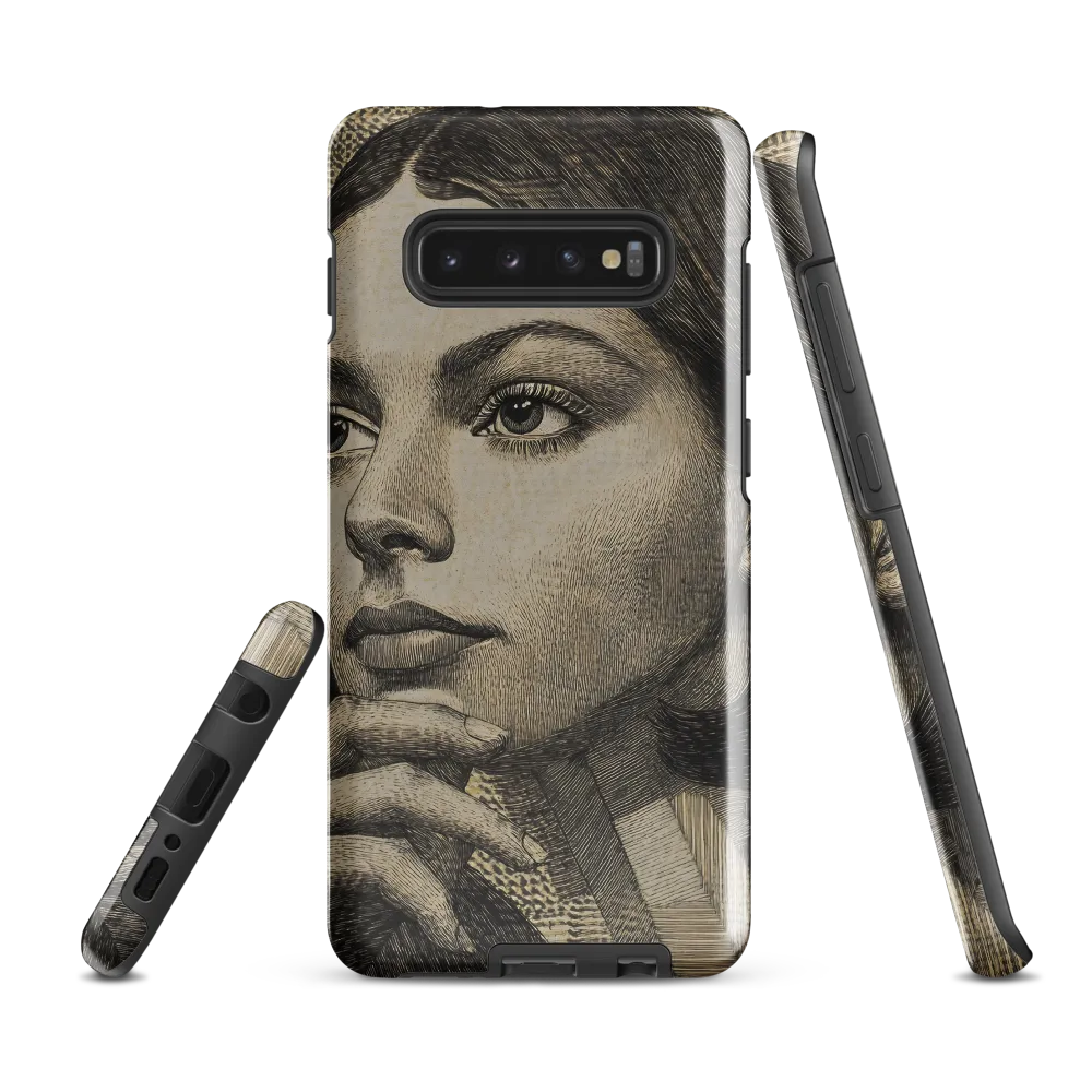 Contemplative Reflection | Phone Case |  S10 Plus | Tough Case | Glossy