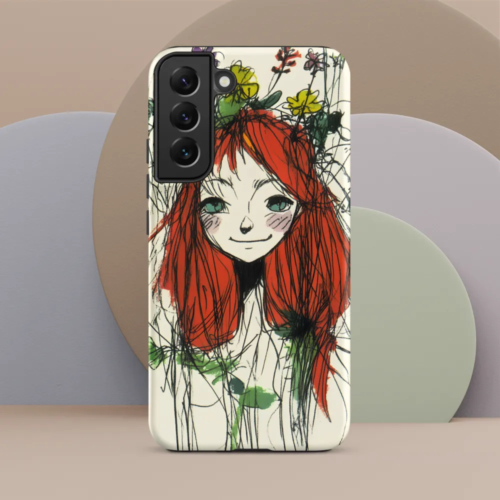 Whimsical Floral Portrait