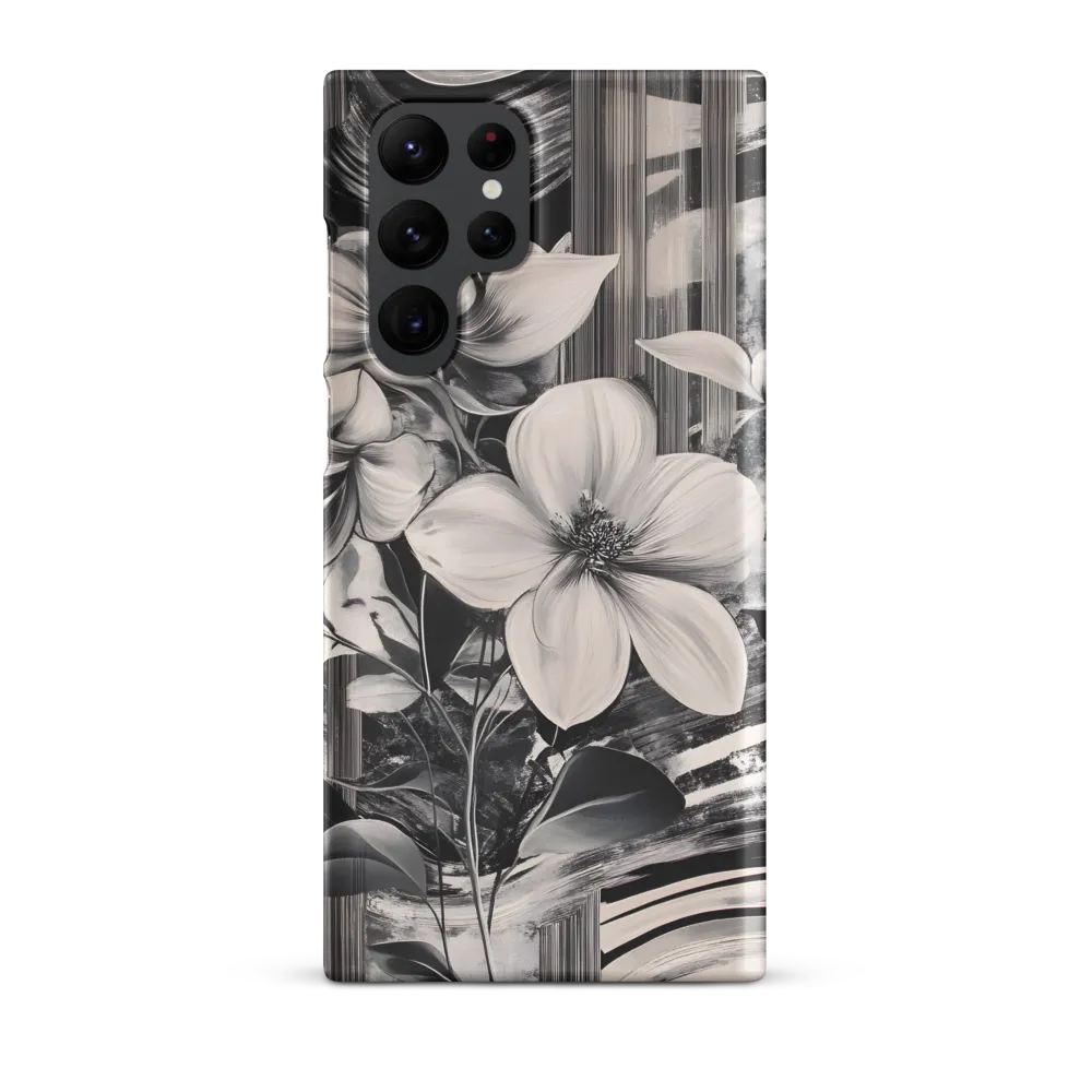 Ethereal Bloom: A Dance of Monochromes