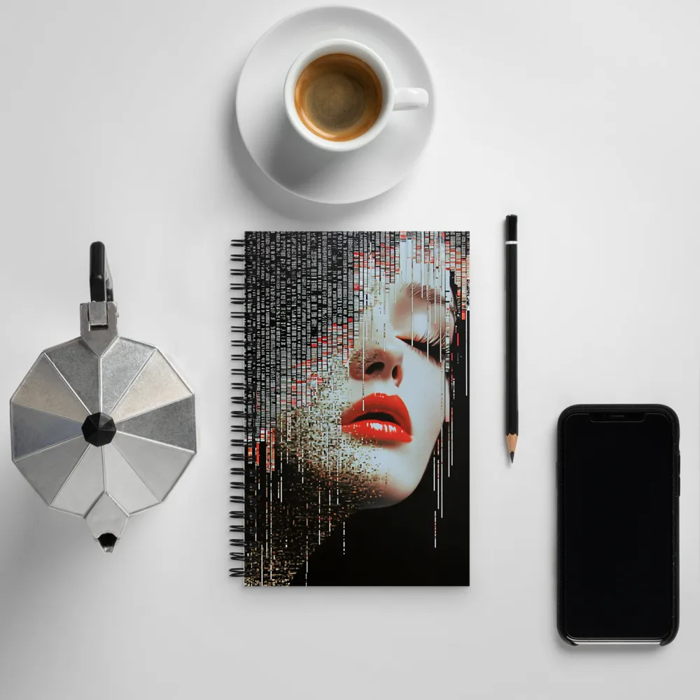 Fragmented Beauty | Spiral Notebook