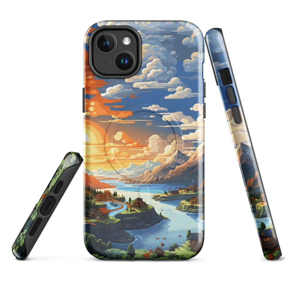 Tranquil Sunset Over Serene Landscape