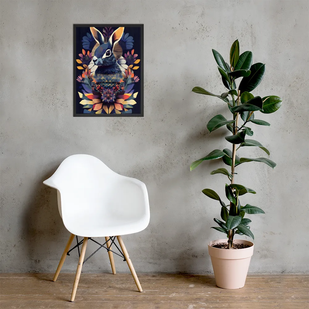 Ethereal Bunny: A Geometric Wonderland