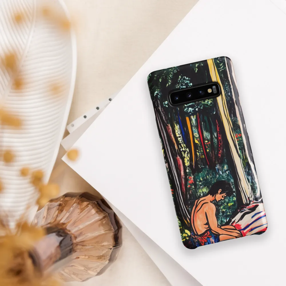 Contemplation in Nature | Phone Case |  S10 Plus | Snap Case | Matte