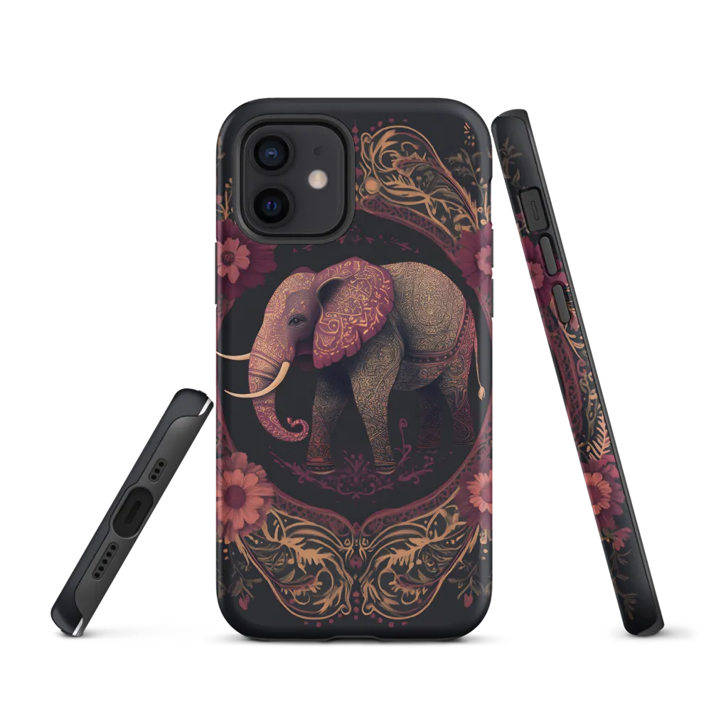 Regal Reverie: The Ornate Elephant | Phone Case |  12 | Tough Case | Matte